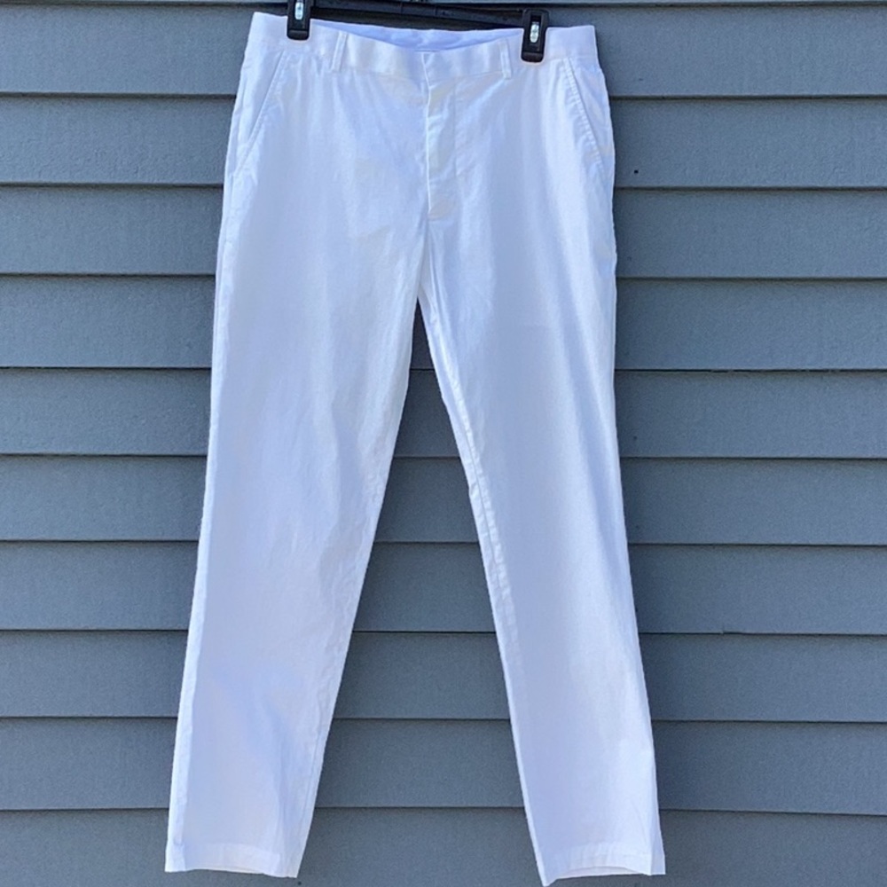 INC International Concepts Slim Fit White Pants Size 30